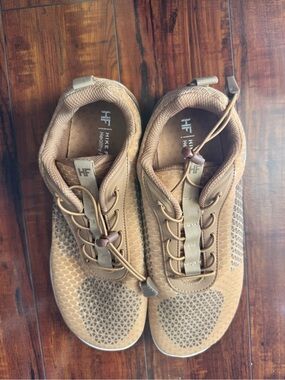 HIKE Footwear Tan Athletic Sneakers with Toggle Laces